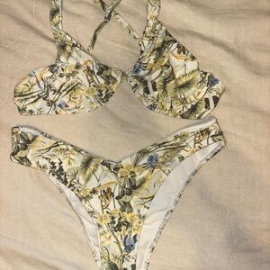 Abercrombie & Fitch Floral Print Swimwear - Small